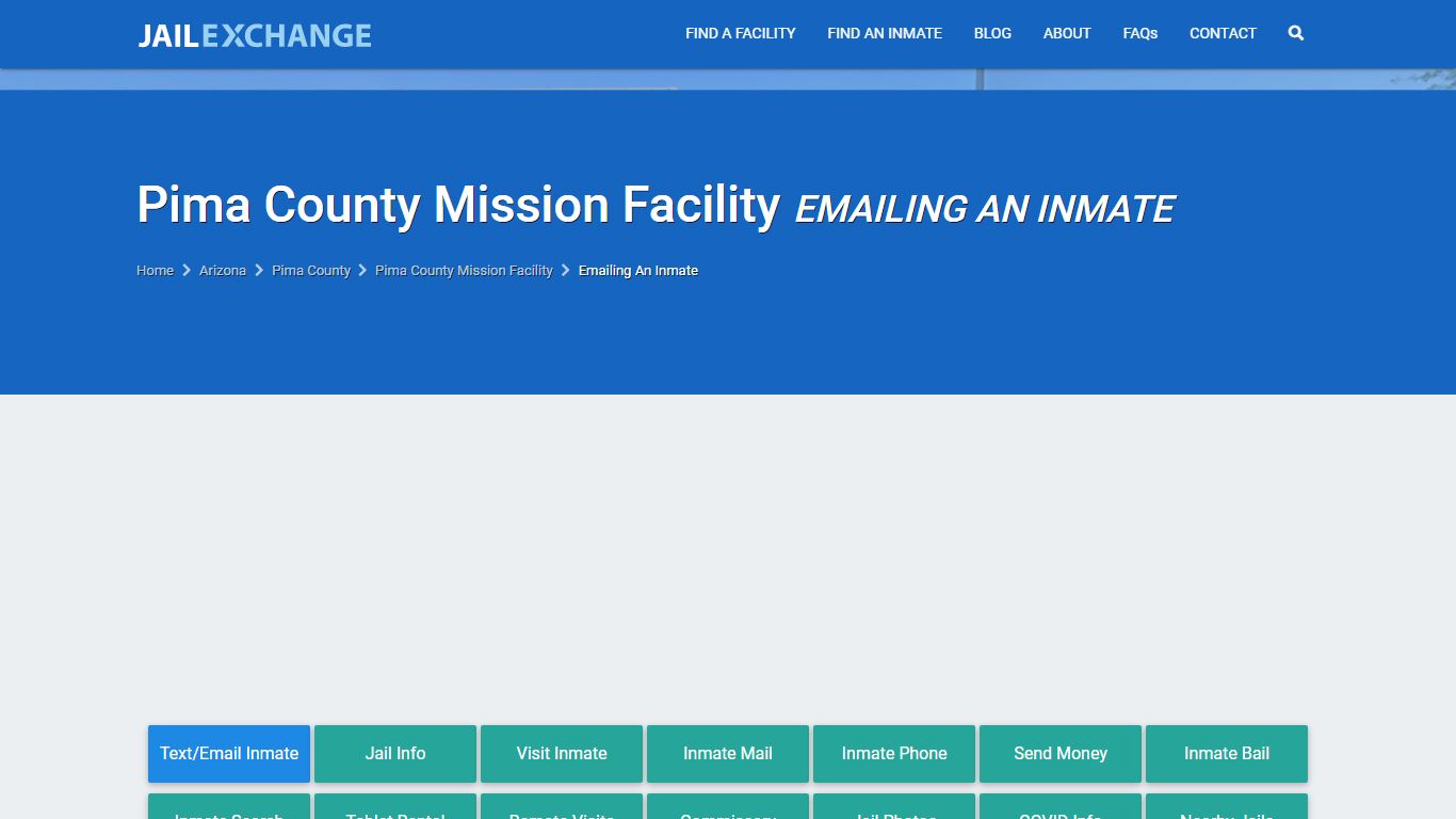 How to Email Inmate in Pima County Mission Facility ...